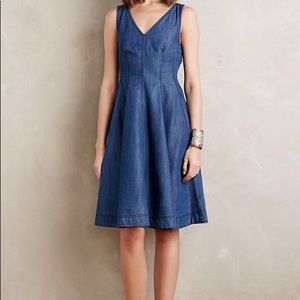 Anthropologie “Holding Horses” denim dress
